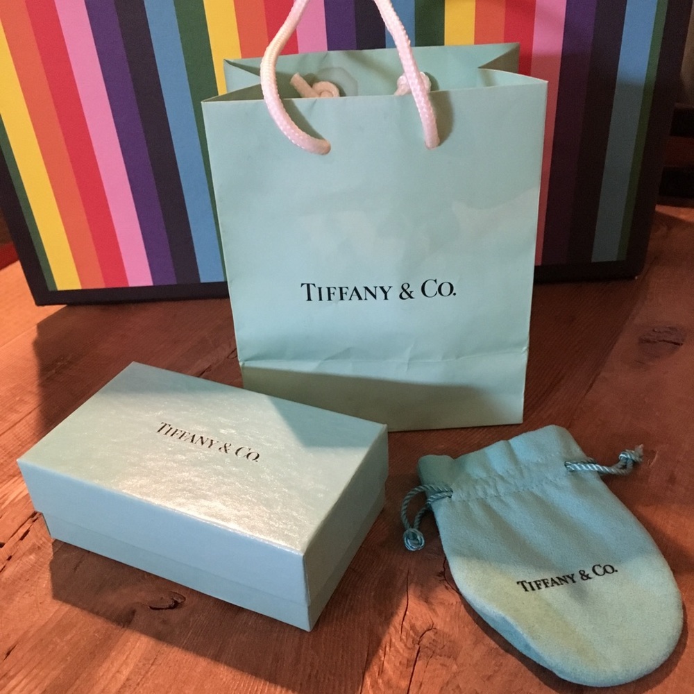 TIFFANY BLUE BOX, POUCH AND BAG